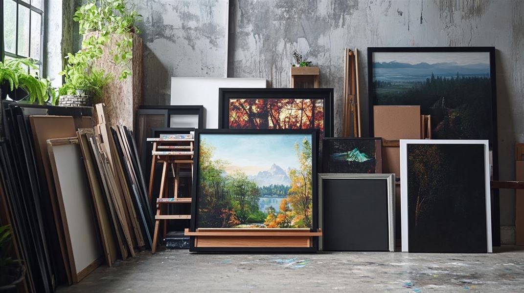 Stort udvalg af svæverammer til dine kunstværker