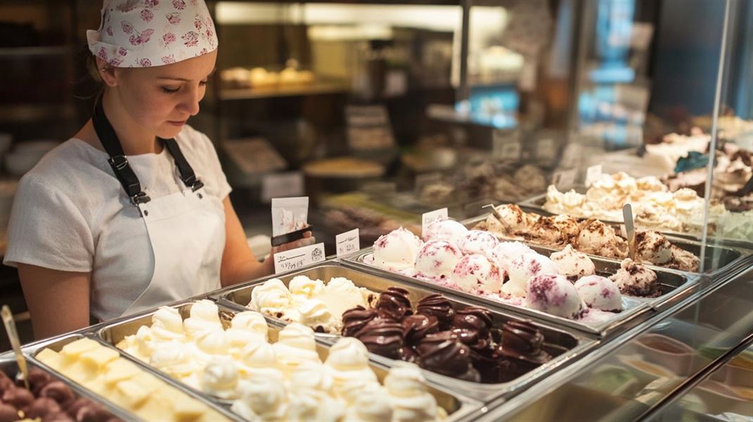 Få en lækker is til sommer på rungsted havn