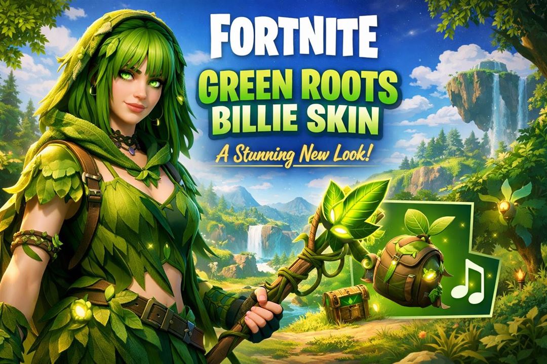 Fortnite green roots billie skin –a stunning new look