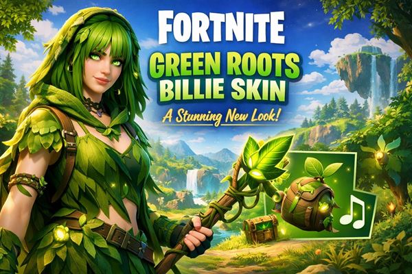 Fortnite green roots billie skin –a stunning new look